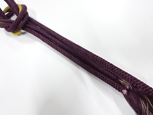 JAPANESE KIMONO / HAND-TIED OBIJIME